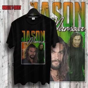 Jason Momoa Film Actor Pop Culture Portrait Graphic T-Shirt